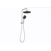 Linkware Gabe Twin Shower Top Half - Brushed Nickel